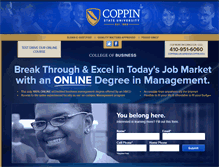 Tablet Screenshot of coppinallbusiness.com